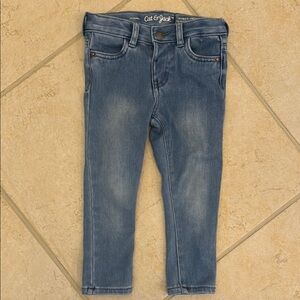 Cat & Jack Blue Skinny Jeans with Straight Legs with Ultimate Stretch
